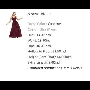 Azazie Blake - Cabernet